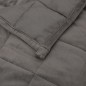 vidaXL Gewichtsdecke Grau 155x220 cm 11 kg Stoff vidaXL Gewichtsdecke Grau 155x220 cm 11 kg Stoff