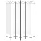 vidaXL 6-tlg. Paravent Weiß 240x220 cm Stoff vidaXL 6-tlg. Paravent Weiß 240x220 cm Stoff