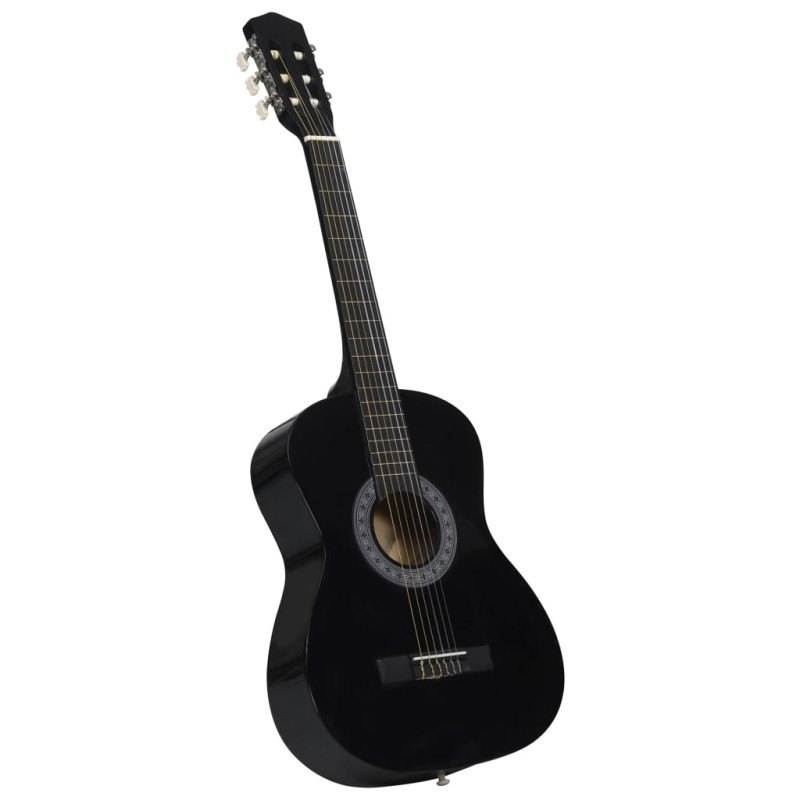 vidaXL Klassikgitarre für Anfänger und Kinder Schwarz 3/4 36" vidaXL Klassikgitarre für Anfänger und Kinder Schwarz 3/4 36"