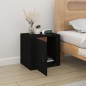 vidaXL Nachttisch Schwarz 50x39x47 cm vidaXL Nachttisch Schwarz 50x39x47 cm