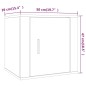 vidaXL Nachttisch Schwarz 50x39x47 cm vidaXL Nachttisch Schwarz 50x39x47 cm