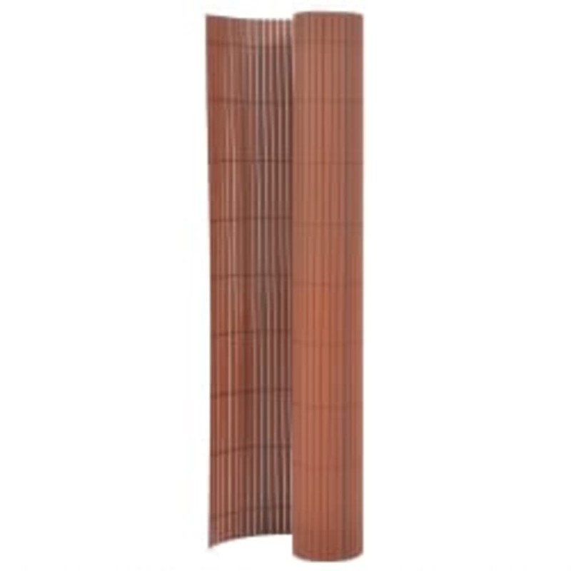 vidaXL Gartenzaun Doppelseitig 110x500 cm Braun vidaXL Gartenzaun Doppelseitig 110x500 cm Braun