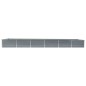 vidaXL Garten-Hochbeet Verzinkter Stahl 480x80x45 cm Grau vidaXL Garten-Hochbeet Verzinkter Stahl 480x80x45 cm Grau