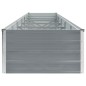 vidaXL Garten-Hochbeet Verzinkter Stahl 480x80x45 cm Grau vidaXL Garten-Hochbeet Verzinkter Stahl 480x80x45 cm Grau