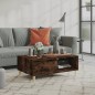 vidaXL Couchtisch Räuchereiche 90x60x35 cm Holzwerkstoff vidaXL Couchtisch Räuchereiche 90x60x35 cm Holzwerkstoff