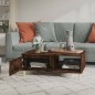 vidaXL Couchtisch Räuchereiche 90x60x35 cm Holzwerkstoff vidaXL Couchtisch Räuchereiche 90x60x35 cm Holzwerkstoff