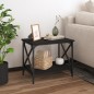 vidaXL Beistelltisch Schwarz 55x38x45 cm Holzwerkstoff vidaXL Beistelltisch Schwarz 55x38x45 cm Holzwerkstoff