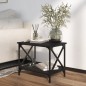 vidaXL Beistelltisch Schwarz 55x38x45 cm Holzwerkstoff vidaXL Beistelltisch Schwarz 55x38x45 cm Holzwerkstoff