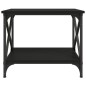 vidaXL Beistelltisch Schwarz 55x38x45 cm Holzwerkstoff vidaXL Beistelltisch Schwarz 55x38x45 cm Holzwerkstoff