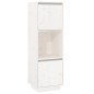 vidaXL Highboard Weiß 38x35x117 cm Massivholz Kiefer vidaXL Highboard Weiß 38x35x117 cm Massivholz Kiefer