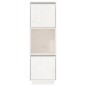 vidaXL Highboard Weiß 38x35x117 cm Massivholz Kiefer vidaXL Highboard Weiß 38x35x117 cm Massivholz Kiefer