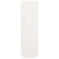 vidaXL Highboard Weiß 38x35x117 cm Massivholz Kiefer vidaXL Highboard Weiß 38x35x117 cm Massivholz Kiefer