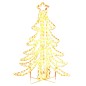 vidaXL LED-Weihnachtsbaum Klappbar Warmweiß 87x87x93 cm vidaXL LED-Weihnachtsbaum Klappbar Warmweiß 87x87x93 cm