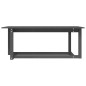 vidaXL Couchtisch Grau 110x55x45 cm Massivholz Kiefer vidaXL Couchtisch Grau 110x55x45 cm Massivholz Kiefer