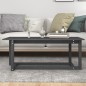 vidaXL Couchtisch Grau 110x55x45 cm Massivholz Kiefer vidaXL Couchtisch Grau 110x55x45 cm Massivholz Kiefer