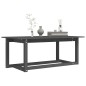 vidaXL Couchtisch Grau 110x55x45 cm Massivholz Kiefer vidaXL Couchtisch Grau 110x55x45 cm Massivholz Kiefer