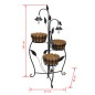 Blumenampel mit LED Beleuchtung Blumenampel mit LED Beleuchtung