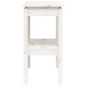 vidaXL Konsolentisch Weiß 80x40x75 cm Massivholz Kiefer vidaXL Konsolentisch Weiß 80x40x75 cm Massivholz Kiefer