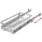 vidaXL Einbauschublade Korbauszug 2 Stk. Silbern 300 mm vidaXL Einbauschublade Korbauszug 2 Stk. Silbern 300 mm