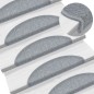 vidaXL Stufenmatten 10 Stk. 56x17x3 cm Hellgrau vidaXL Stufenmatten 10 Stk. 56x17x3 cm Hellgrau