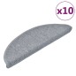 vidaXL Stufenmatten 10 Stk. 56x17x3 cm Hellgrau vidaXL Stufenmatten 10 Stk. 56x17x3 cm Hellgrau