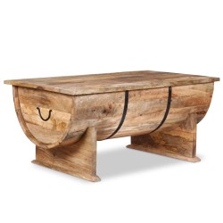 vidaXL Couchtisch Mangoholz Massiv 88 x 50 x 40 cm