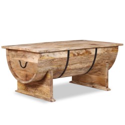 vidaXL Couchtisch Mangoholz Massiv 88 x 50 x 40 cm