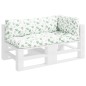vidaXL Palettenkissen 3 Stk. Blattmuster Oxford-Gewebe vidaXL Palettenkissen 3 Stk. Blattmuster Oxford-Gewebe