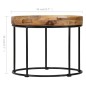vidaXL Couchtisch Mangoholz Massiv und Stahl 50 x 40 cm vidaXL Couchtisch Mangoholz Massiv und Stahl 50 x 40 cm