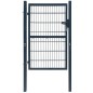 vidaXL 2D Zauntor (Einzeltor) Anthrazitgrau 106x210 cm vidaXL 2D Zauntor (Einzeltor) Anthrazitgrau 106x210 cm