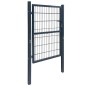 vidaXL 2D Zauntor (Einzeltor) Anthrazitgrau 106x210 cm vidaXL 2D Zauntor (Einzeltor) Anthrazitgrau 106x210 cm