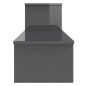 vidaXL TV-Schrank Hochglanz-Grau 180x30x43 cm Holzwerkstoff vidaXL TV-Schrank Hochglanz-Grau 180x30x43 cm Holzwerkstoff