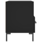 vidaXL Nachttische 2 Stk. Schwarz 40x35x47,5 cm Holzwerkstoff vidaXL Nachttische 2 Stk. Schwarz 40x35x47,5 cm Holzwerkstoff