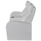 vidaXL 2-tlg. LED Relaxsessel-Set 2+3 Sitzer Kunstleder Weiß vidaXL 2-tlg. LED Relaxsessel-Set 2+3 Sitzer Kunstleder Weiß