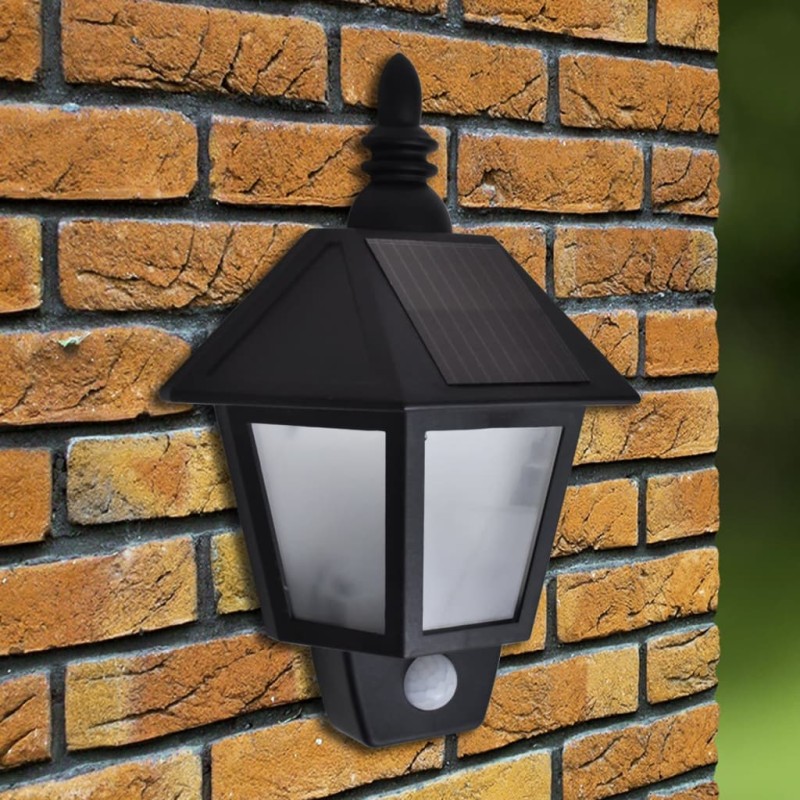 Solarwandleuchte mit Bewegungssensor Solarwandleuchte mit Bewegungssensor