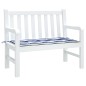 vidaXL Gartenbank-Auflage Blau&Weiß Gestreift 100x50x3cm Oxford-Gewebe vidaXL Gartenbank-Auflage Blau&Weiß Gestreift 100x50x3cm Oxford-Gewebe