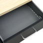 vidaXL Arbeitstisch Schwarz 160 x 60 x 85 cm Stahl vidaXL Arbeitstisch Schwarz 160 x 60 x 85 cm Stahl
