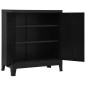 vidaXL Lagerschrank Industrial Schwarz 90x40x100 cm Stahl vidaXL Lagerschrank Industrial Schwarz 90x40x100 cm Stahl
