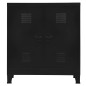 vidaXL Lagerschrank Industrial Schwarz 90x40x100 cm Stahl vidaXL Lagerschrank Industrial Schwarz 90x40x100 cm Stahl