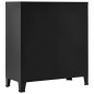 vidaXL Lagerschrank Industrial Schwarz 90x40x100 cm Stahl vidaXL Lagerschrank Industrial Schwarz 90x40x100 cm Stahl
