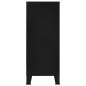 vidaXL Lagerschrank Industrial Schwarz 90x40x100 cm Stahl vidaXL Lagerschrank Industrial Schwarz 90x40x100 cm Stahl