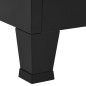 vidaXL Lagerschrank Industrial Schwarz 90x40x100 cm Stahl vidaXL Lagerschrank Industrial Schwarz 90x40x100 cm Stahl