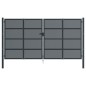 vidaXL Gartentor Anthrazit 400x225 cm Stahl vidaXL Gartentor Anthrazit 400x225 cm Stahl