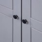 vidaXL Kleiderschrank Grau 80x50x171,5 cm Kiefernholz Panama vidaXL Kleiderschrank Grau 80x50x171,5 cm Kiefernholz Panama