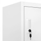 vidaXL Schließfachschrank mit 6 Fächern Stahl 90x45x180 cm Grau vidaXL Schließfachschrank mit 6 Fächern Stahl 90x45x180 cm Grau