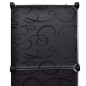 vidaXL Modularer Schrank mit 9 Fächern 37×115×150 cm Schwarz und Weiß 