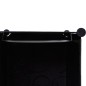 vidaXL Modularer Schrank mit 9 Fächern 37×115×150 cm Schwarz und Weiß 