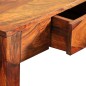 vidaXL Konsolentisch mit 3 Schubladen 80 cm Massivholz Palisander vidaXL Konsolentisch mit 3 Schubladen 80 cm Massivholz Palisander