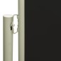 vidaXL Seitenmarkise Ausziehbar 140x300 cm Schwarz vidaXL Seitenmarkise Ausziehbar 140x300 cm Schwarz