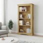 vidaXL Bücherschrank 4 Fächer Mexiko-Stil Kiefernholz 80x29x150 cm vidaXL Bücherschrank 4 Fächer Mexiko-Stil Kiefernholz 80x29x150 cm